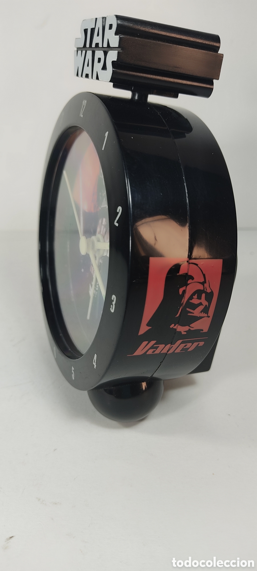 Despertadores antiguos: RELOJ DESPERTADOR DARTH VADER, STAR WARS. FUNCIONA - Foto 9