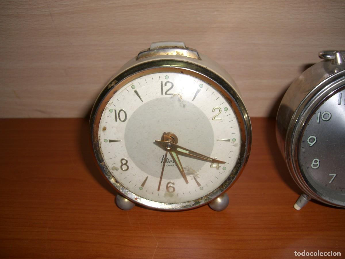 Despertadores antiguos: LOTE RELOJES DESPERTADORES - Foto 3