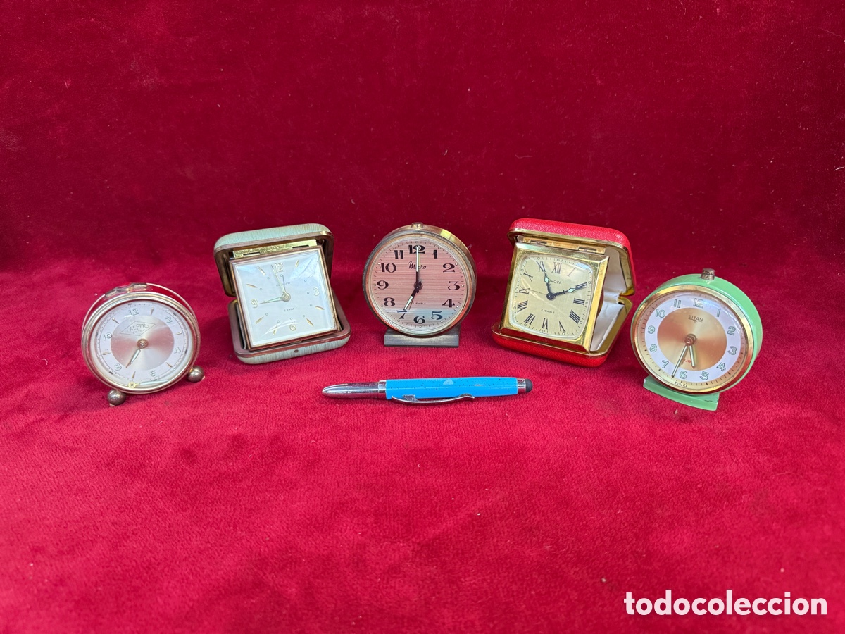 Despertadores antiguos: Gran lote de relojes despertador antiguos de cuerda!