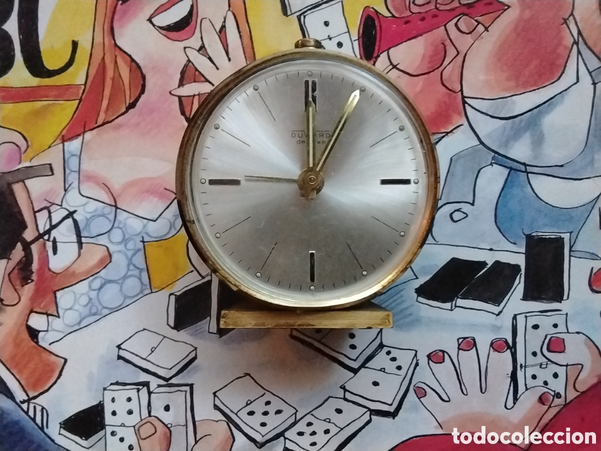 Despertadores antiguos: RELOJ DUWARD DESPERTADOR A CUERDA