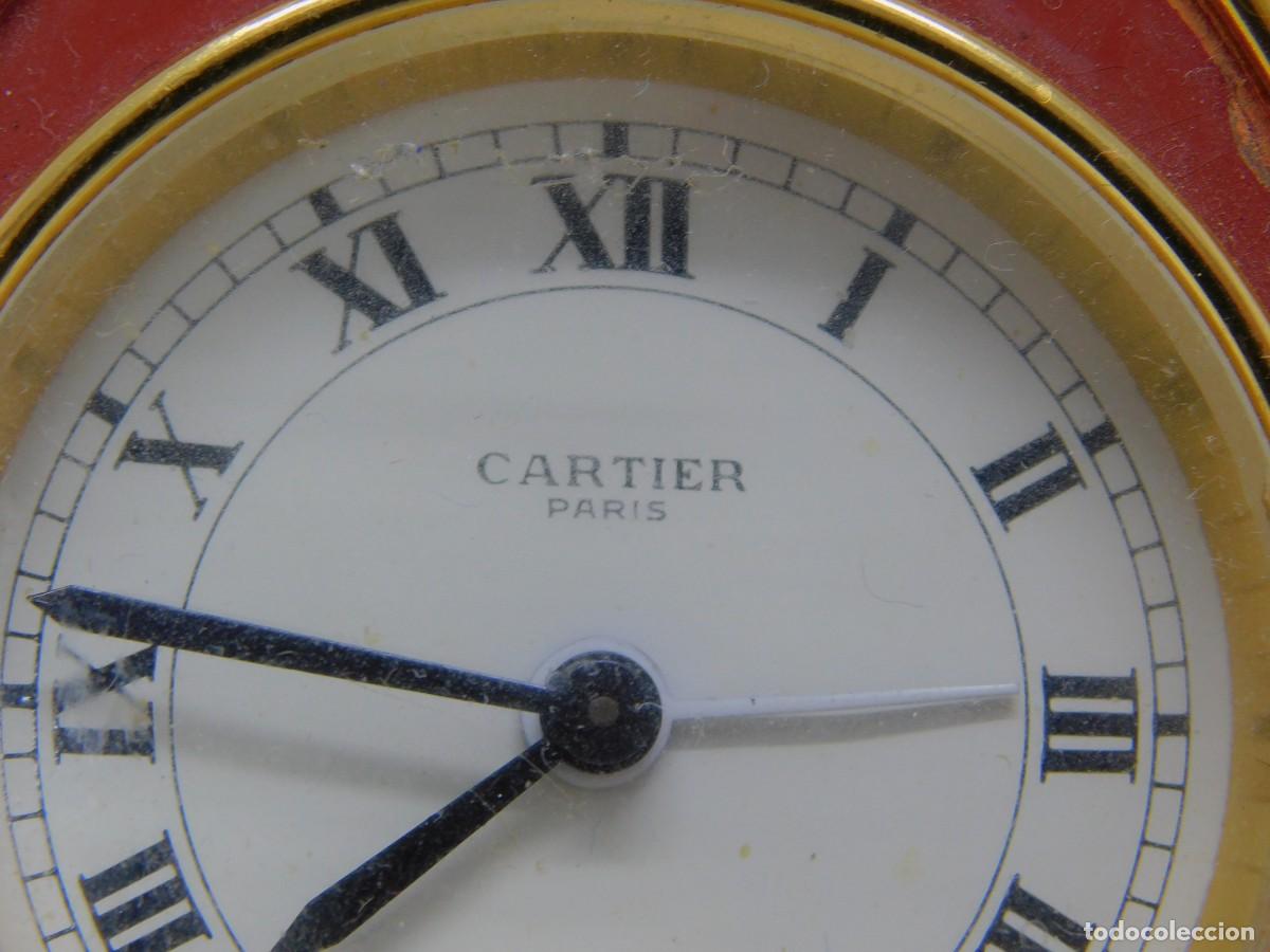 Despertadores antiguos: RELOJ DESPERTADOR CARTIER - Foto 3