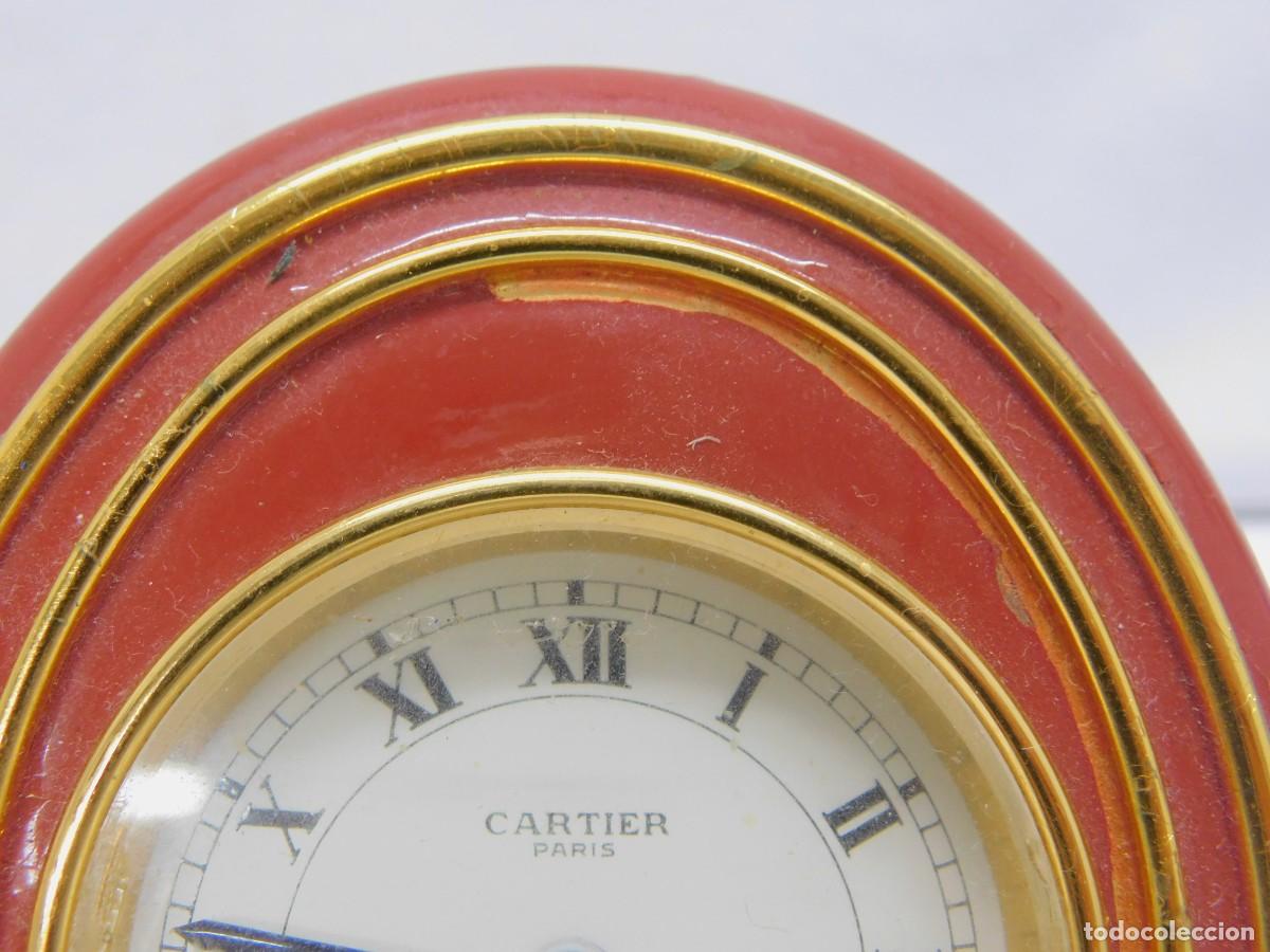 Despertadores antiguos: RELOJ DESPERTADOR CARTIER - Foto 5