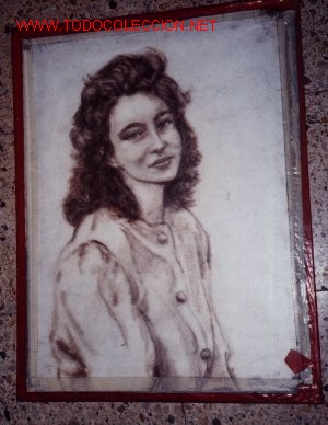 Dibujos art&iacute;sticos de colecci&oacute;n: Dibujo a lapiz de mujer. - Foto 1