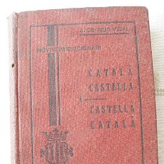 Diccionarios antiguos: DICCIONARIO CATALAN CASTELLANO 1934. Lote 399450779
