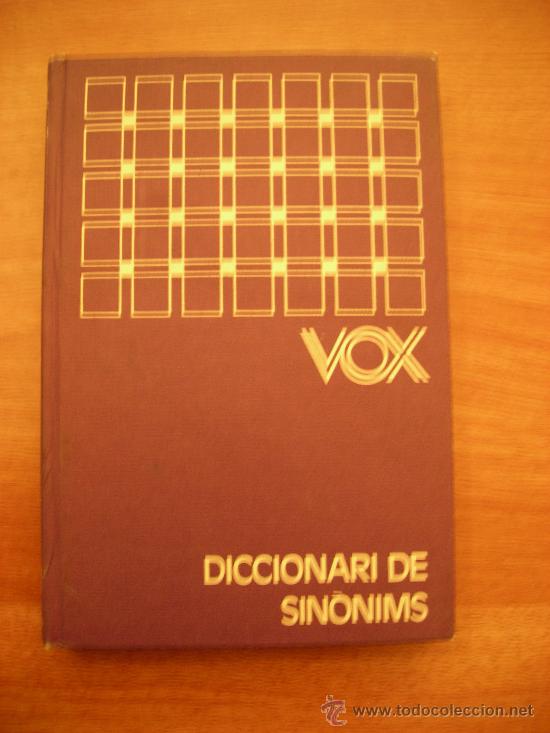 Diccionarios antiguos: DICCIONARI DE SINONIMS- VOX - Foto 1