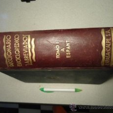 Diccionarios antiguos: DICCIONARIO ENCICLOPÉDICO ABREVIADO, TERCERA EDICIÓN ESPASA CALPE S.A 1935. Lote 37971349