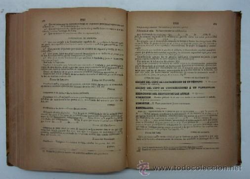 Diccionarios antiguos: DICCIONARIO GENERAL DE FORMULARIOS - A&Ntilde;O 1881 - Foto 5