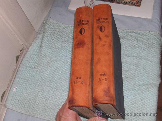 Diccionarios antiguos: BILDER-LEXIKON - 2 TOMOS - - Foto 12