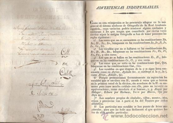 Diccionarios antiguos: THESAURUS HISPANO-LATINUS &ndash; A&Ntilde;O 1834 - Foto 3