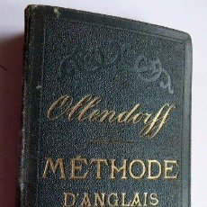 Diccionarios antiguos: OLLENDORFF METHODE D´ANGLAIS 1866 FIRMADO Y NUMERADO