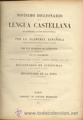 Diccionarios antiguos: DICCIONARIO LENGUA CASTELLANA - AÑO 1892 - Foto 2 - 41256534