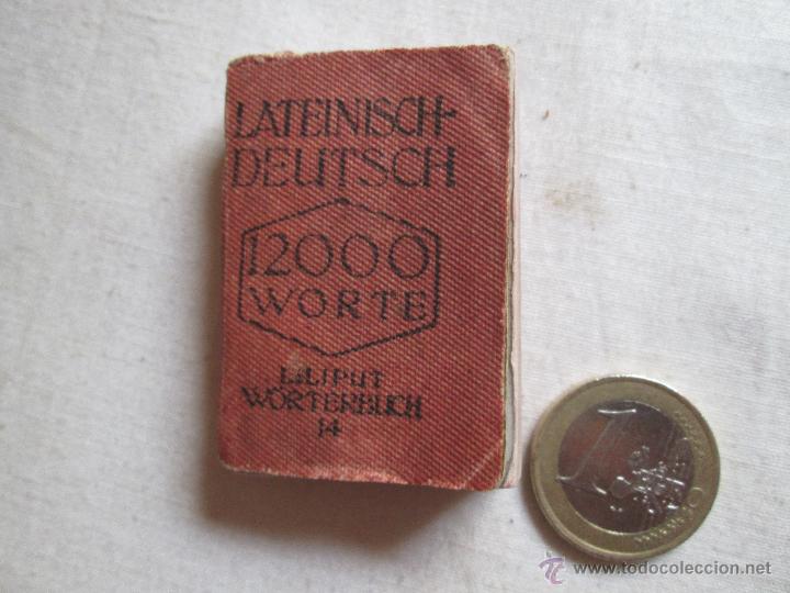 Diccionarios antiguos: DICCIONARIO MINIATURA. - Foto 1