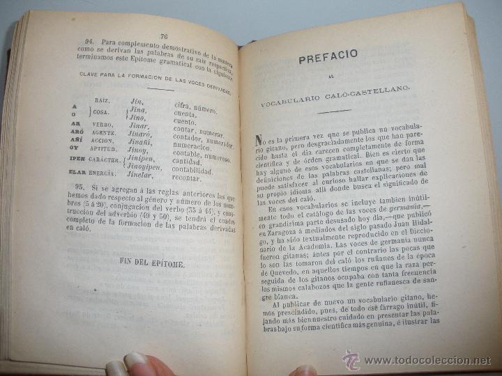 Diccionarios antiguos: Diccionario Gitano - Foto 7