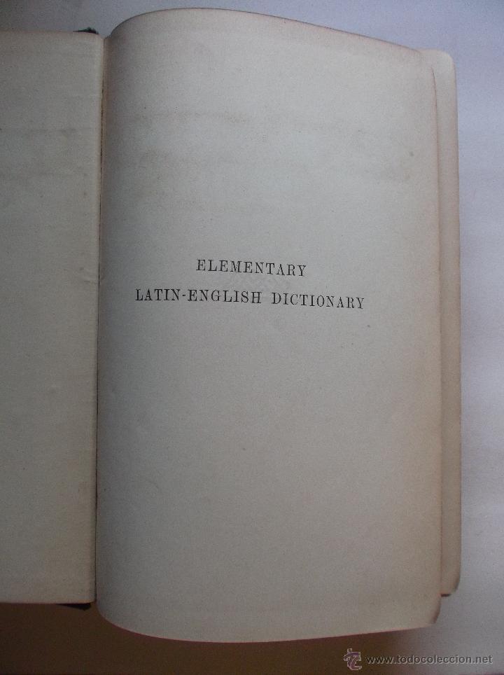 Diccionarios antiguos: MACMILLAN&acute;S ELEMENTARY LATIN-ENGLISH DICTIONARY 1897 - Foto 2