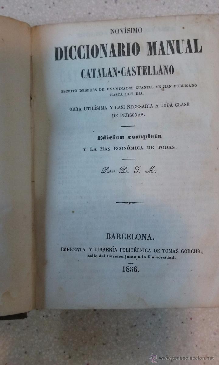 Diccionarios antiguos: Diccionario catal&aacute;n-castellano - Foto 5