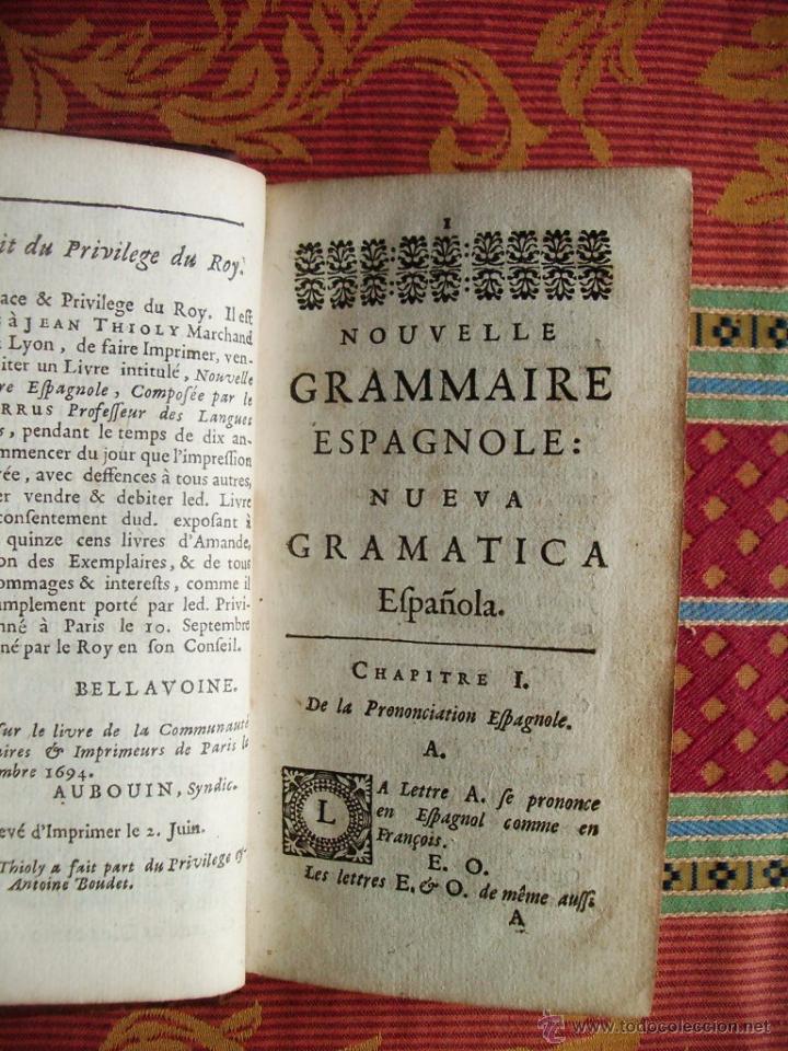 1695 Nueva Gramatica Española Diccionario Espa Comprar Free Nude Porn