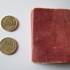 Diccionarios antiguos: DICCIONARIO CASTELLANO / ESPAÑOL 1890. SCHMIDT & GÜNTHER. LEIPZIG ( ALEMANIA )