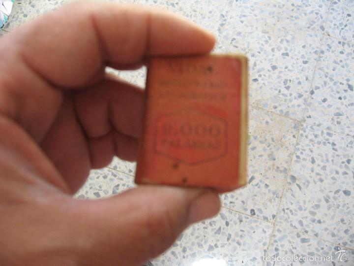 Diccionarios antiguos: Libros miniatura. - Foto 3