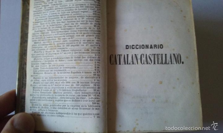Diccionarios antiguos: Diccionario Catalan-Castellano - Foto 3