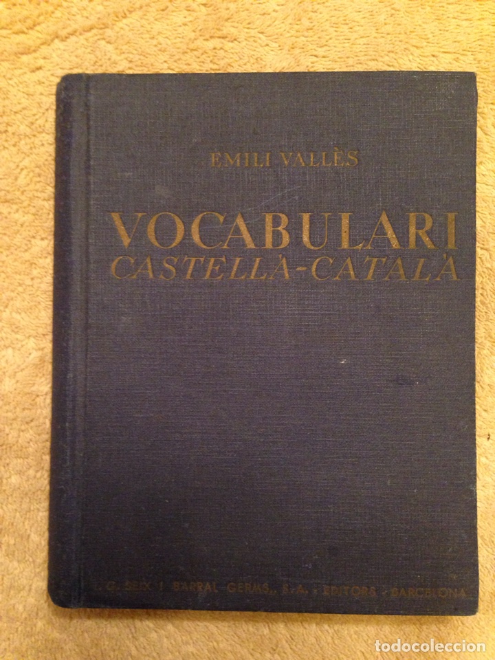 Diccionarios antiguos: VOCABULARI CASTELLA-CATALA - Foto 1