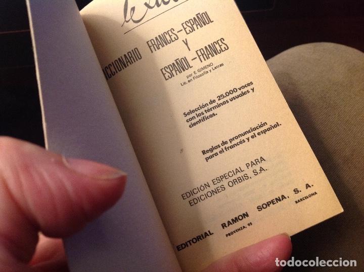 Diccionarios antiguos: Diccionario , Espa&ntilde;ol , Franc&eacute;s - Foto 2