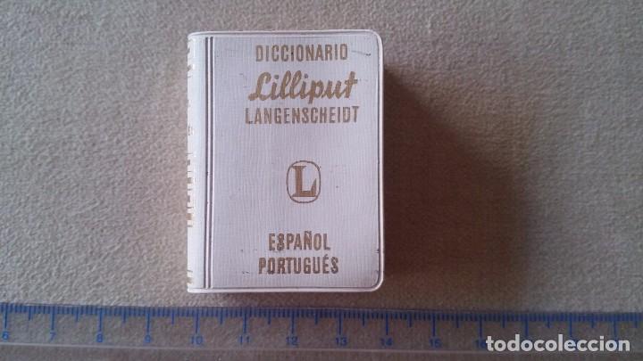 Diccionarios antiguos: Diccionario Liliput español-portugués - Foto 1 - 85809572
