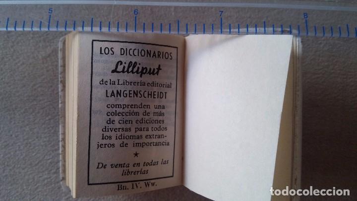 Diccionarios antiguos: Diccionario Liliput español-portugués - Foto 4 - 85809572