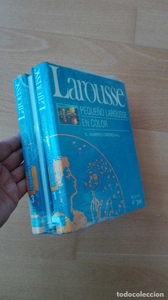 Diccionarios antiguos: Larousse 3 vol&uacute;menes - Foto 3