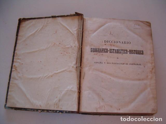 Diccionarios antiguos: Diccionario Geográfico – Estadístico – Histórico de España.Tomo IX. Gua-Juz. RM80850. - Foto 2 - 86721220