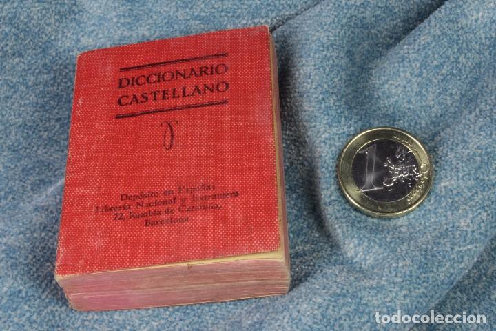 Diccionarios antiguos: Libro Miniatura. Diccionario castellano. - Foto 2