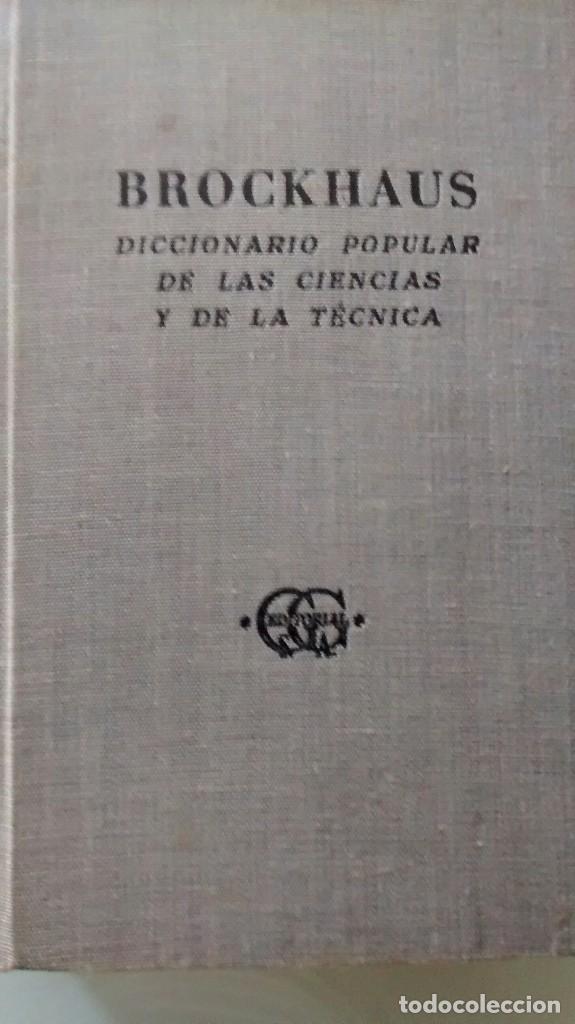 Diccionarios antiguos: Diccionario Brockhauss - Foto 1