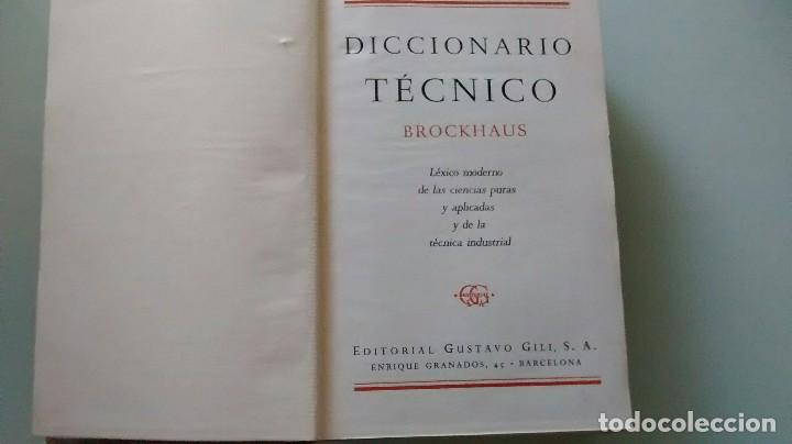 Diccionarios antiguos: Diccionario Brockhauss - Foto 3