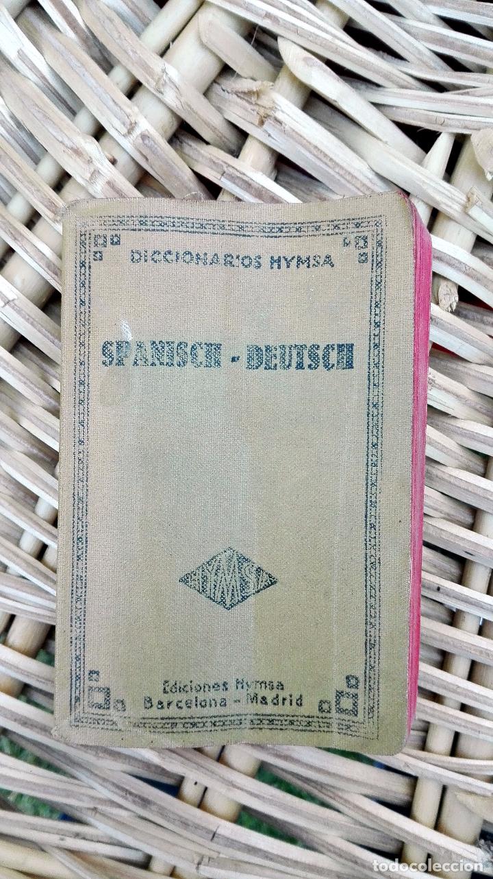 Diccionarios antiguos: PEQUEÑO DICCIONARIO ESPAÑOL- ALEMAN. BARCELONA. EDICIONES HYMSA. 1935 W - Foto 1 - 101532299