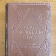 Diccionarios antiguos: GRAN DICCIONARIO CUYÁS INGLÉS-ESPAÑOL / EDI. CUYÁS / 1928. Lote 129232715
