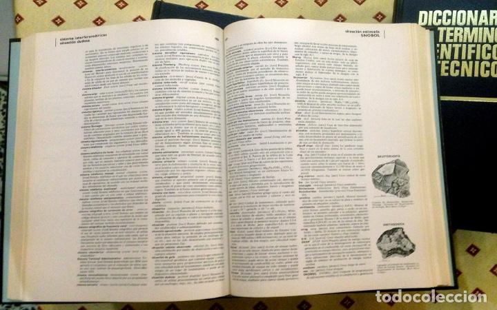 Diccionarios antiguos: Diccionario de t&eacute;rminos cient&iacute;ficos y t&eacute;cnicos - Foto 3
