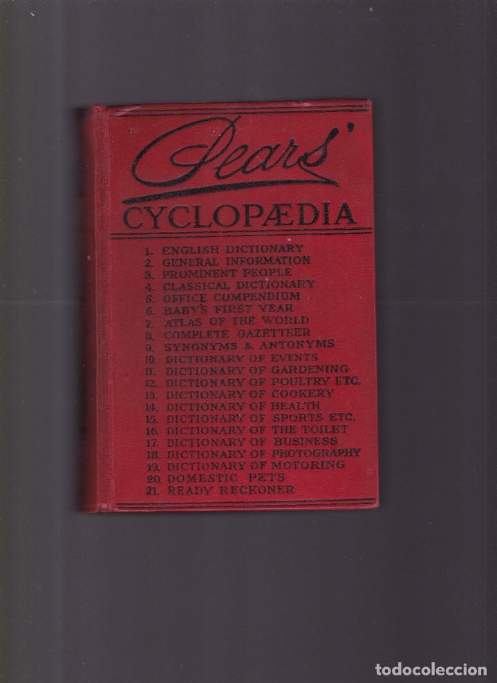 Diccionarios antiguos: PEARS CYCLOPAEDIA - HERBERT C. BARRAT. EDITOR / LONDON - Foto 1