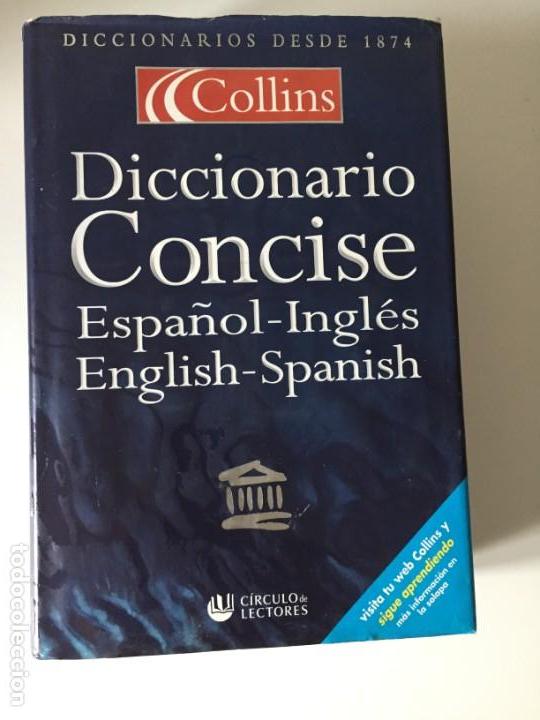 Diccionarios antiguos: DICIONARIO CONCISE ESPA&Ntilde;OL - INGL&Eacute;S - COLLINS - Foto 1