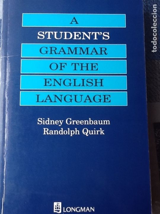 Diccionarios antiguos: GRAM&Aacute;TICA INGLESA PARA ESTUDIANTES, ED. LONGMAN - Foto 1