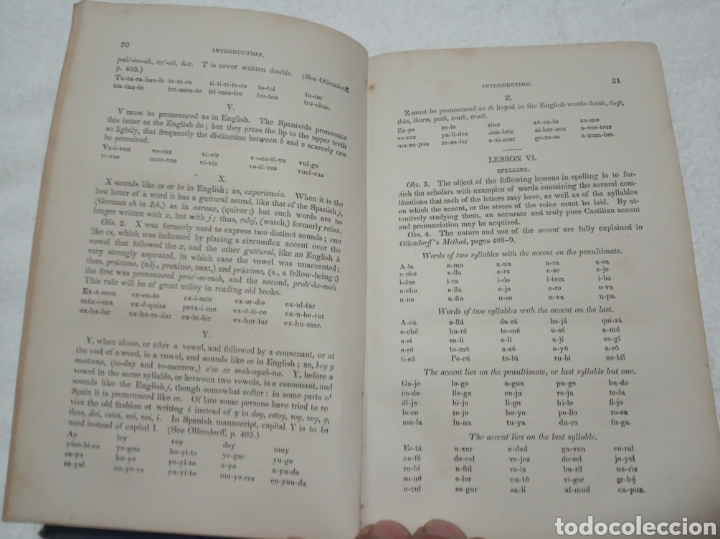 Diccionarios antiguos: New Spanish reader - Foto 6