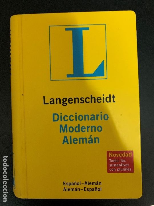 Diccionarios antiguos: diccionario moderno aleman - Foto 1