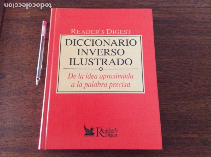 Diccionarios antiguos: Diccionario inverso - Foto 1