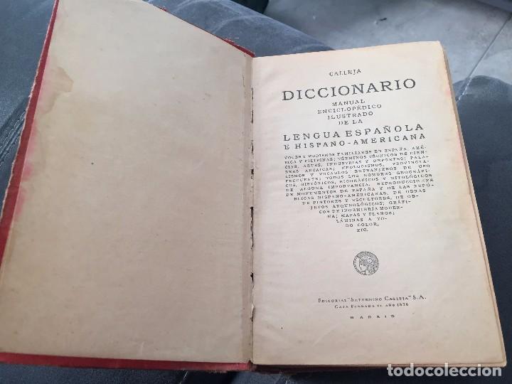 Diccionarios antiguos: Diccionario manual enciclopédico ilustrado de la lengua española e hispano-americana - Foto 3 - 183942000