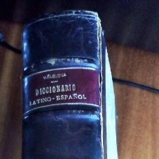 Diccionarios antiguos: DICCIONARIO LATINO-ESPAÑOL. VALBUENA. REFORMADO. 1.915. SEMIPIEL. Lote 200528787
