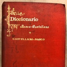 Diccionarios antiguos: DICCIONARIO BASCO - CASTELLANO Y CASTELLANO - BASCO. PEDRO NOVIA DE SALCEDO. 1902 (TOLOSA).. Lote 208176241