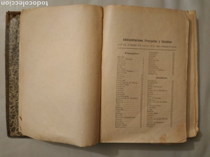 Diccionarios antiguos: Diccionario geográfico postal de España 1901-1905. Laviña - Foto 3 - 209966936
