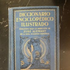 Diccionarios antiguos: DICCIONARIO ENCICLOPÉDICO ILUSTRADO DE LA LENGUA ESPAÑOLA.J. ALEMANY, EDIT, SOPENA 1921. Lote 215882397