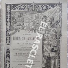 Diccionarios antiguos: ANTIGUO CUADERNO Nº 97 DICCIONARIO ENCICLOPEDICO DE LA LENGUA CASTELLANA D. DELFIN DONADIU Y PUIGNAU