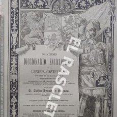 Diccionarios antiguos: ANTIGUO CUADERNO Nº102 DICCIONARIO ENCICLOPEDICO DE LA LENGUA CASTELLANA D. DELFIN DONADIU Y PUIGNAU