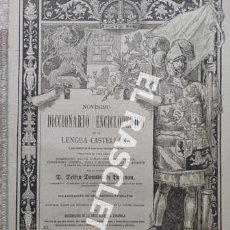 Diccionarios antiguos: ANTIGUO CUADERNO Nº104 DICCIONARIO ENCICLOPEDICO DE LA LENGUA CASTELLANA D. DELFIN DONADIU Y PUIGNAU