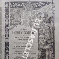 Diccionarios antiguos: ANTIGUO CUADERNO Nº110 DICCIONARIO ENCICLOPEDICO DE LA LENGUA CASTELLANA D. DELFIN DONADIU Y PUIGNAU